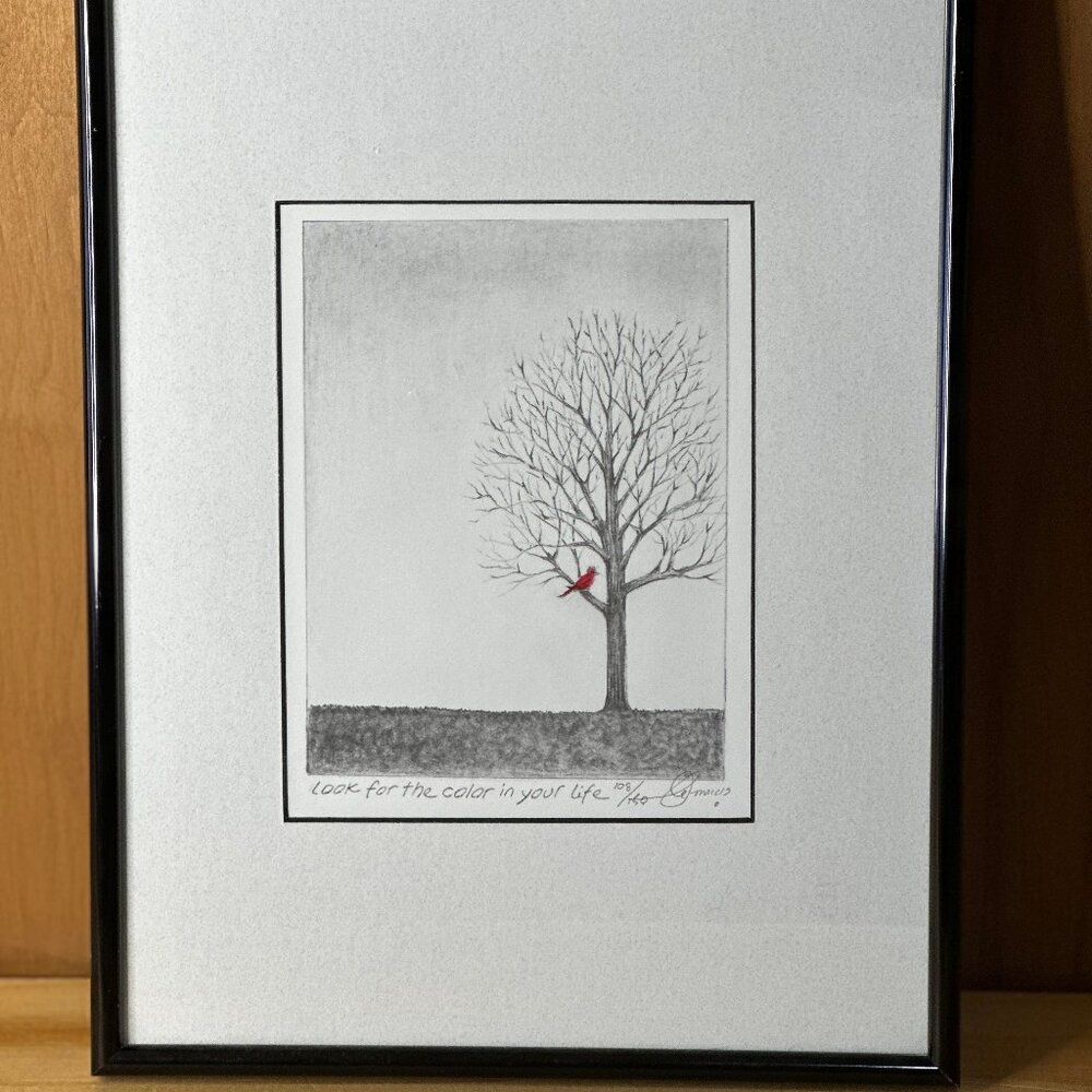 Limited Edition Signed & Numbered DeAmicis "Look for the Color in Your Life"